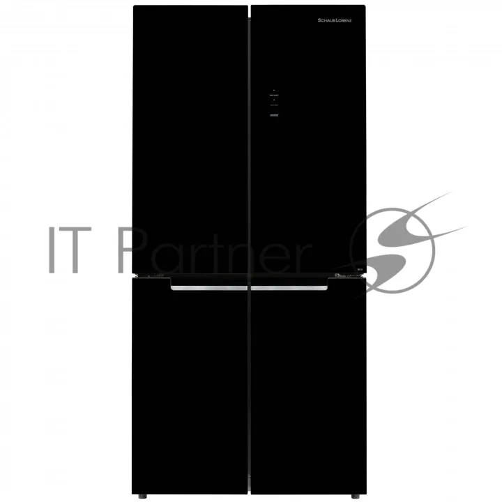 Холодильник Schaub Lorenz SLU X490GY3EI, трёхкамерный, чёрный