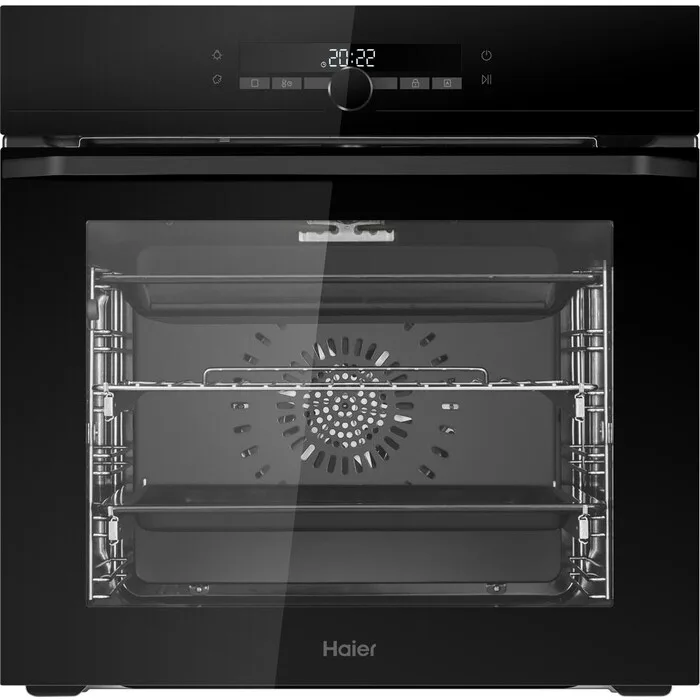 Духовой шкаф Haier HOQ-F6CASGB, электрический, чёрный