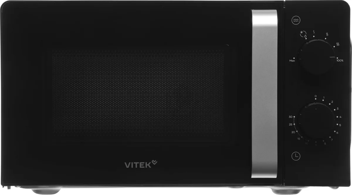 Микроволновая печь Vitek VT-MW1020, соло, чёрный — фото 2