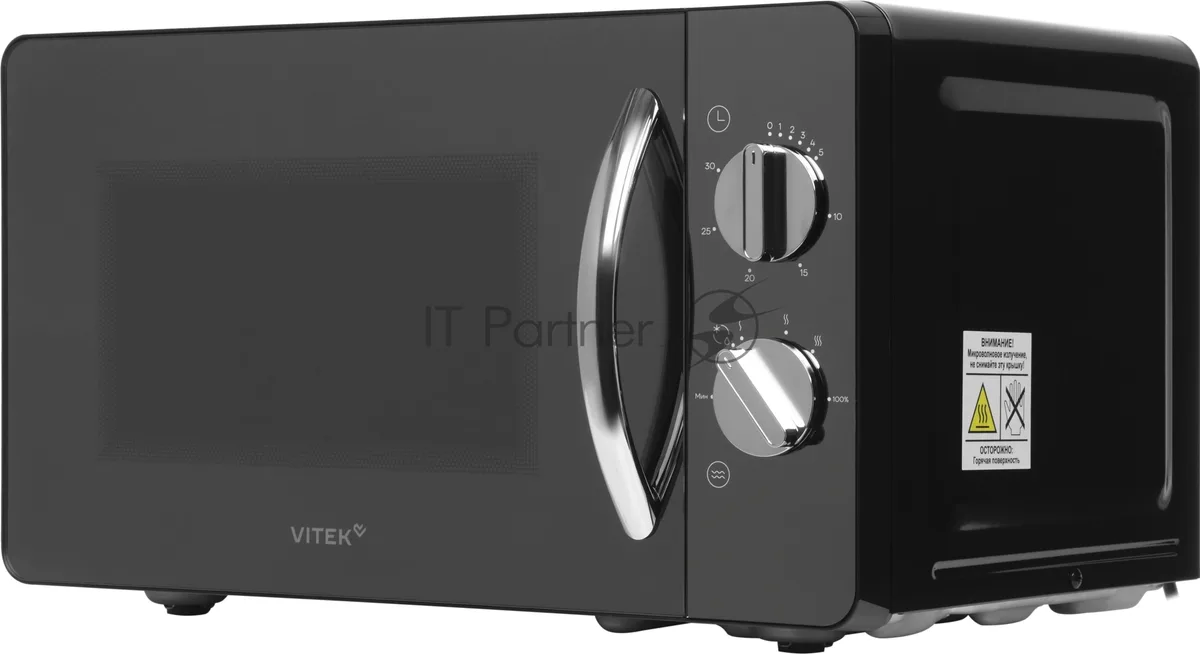 Микроволновая печь Vitek VT-MW1320, соло, чёрный — фото 3