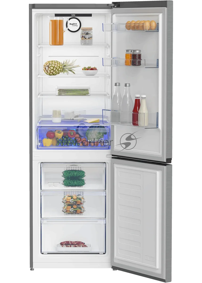 Холодильник Beko B3RCNK365HX, двухкамерный, нержавеющая сталь — фото 3