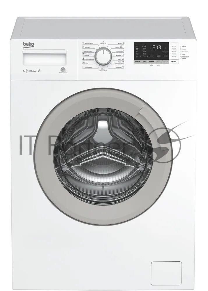 Стиральная машина Beko WHE6512ZSW, фронтальная загрузка, белый