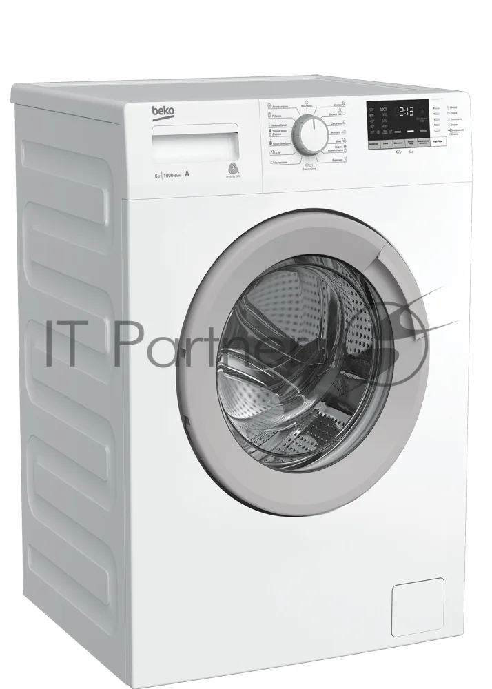Стиральная машина Beko WHE6512ZSW, фронтальная загрузка, белый — фото 2