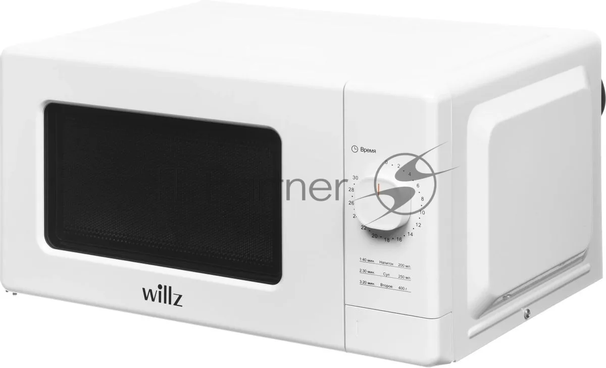Микроволновая печь Willz MOS-2008MW, соло, белый
