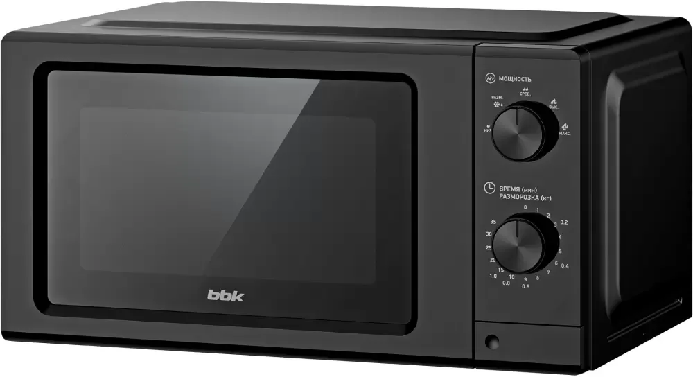 Микроволновая печь BBK 20MWS-730M/B, соло, чёрный — фото 4