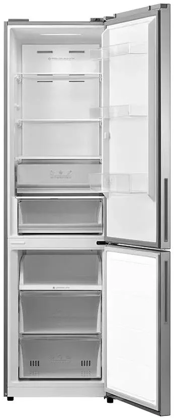 Холодильник General Electronics GE-IC401s, двухкамерный, серый — фото 4