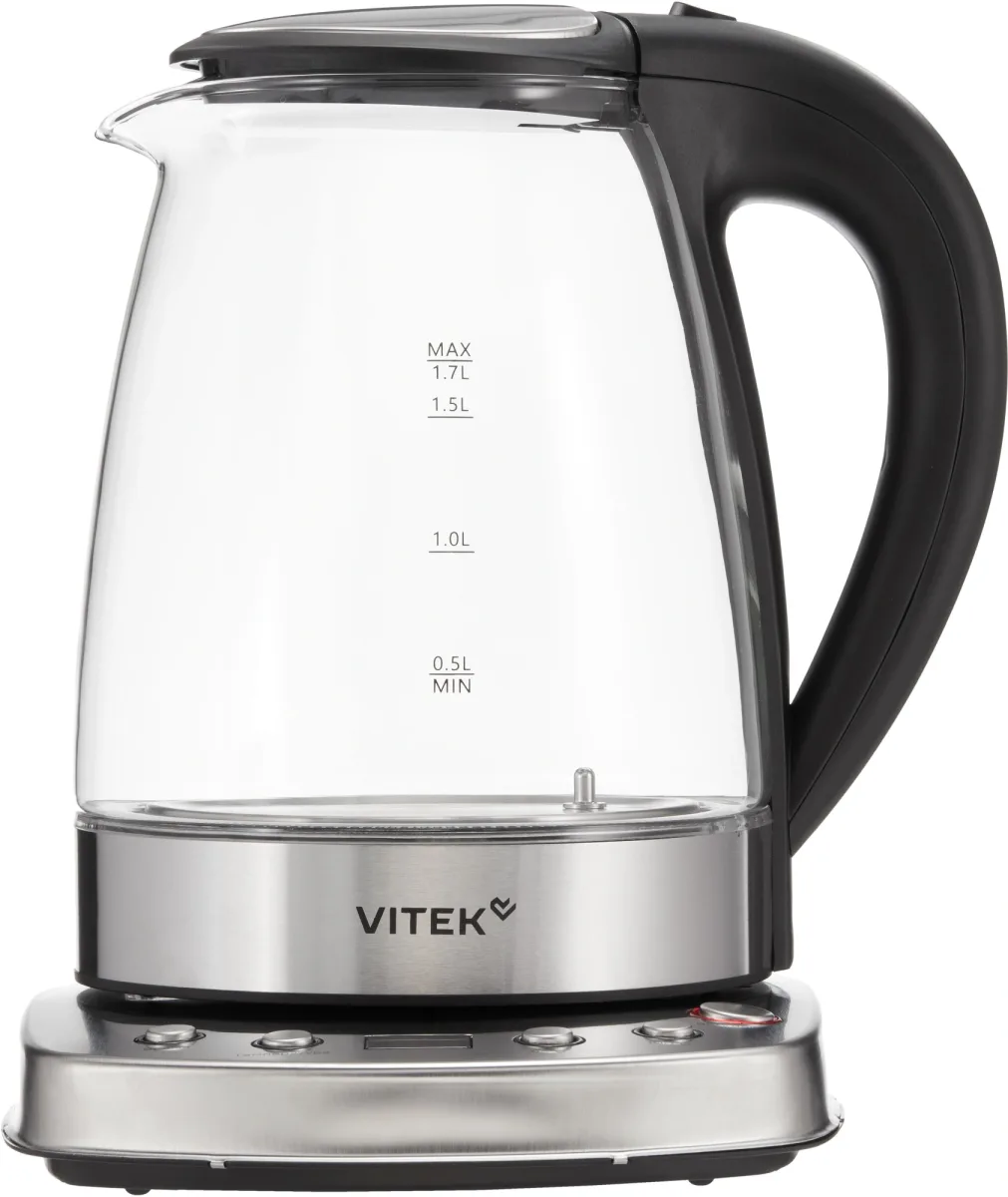 Чайник Vitek VT-WK1075, электрический, серебристый