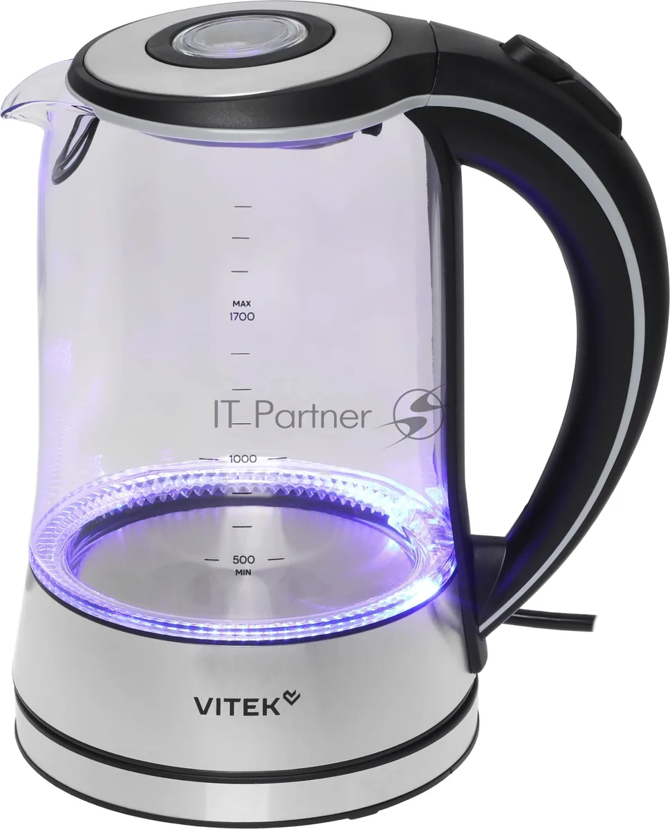 Чайник Vitek VT-WK1009, электрический, чёрный