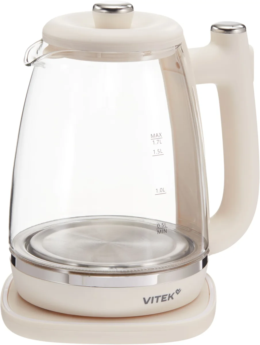 Чайник Vitek VT-WK1072, электрический, бежевый