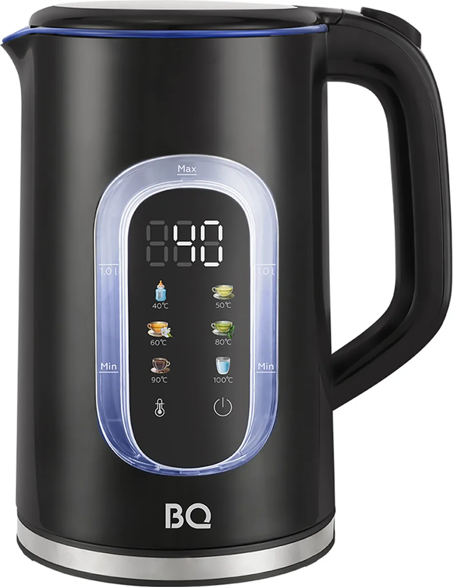 Чайник BQ KT1063DW, электрический, чёрный
