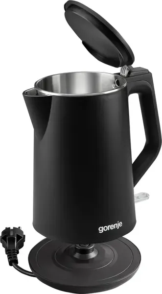 Чайник Gorenje K15DWBK, электрический, чёрный — фото 3
