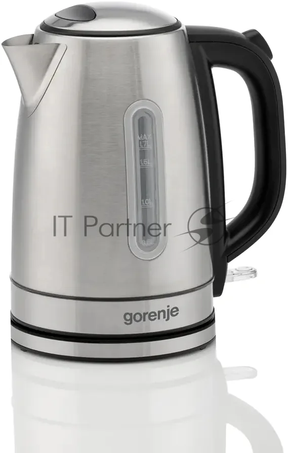 Чайник Gorenje K17DS, электрический, серебристый — фото 4