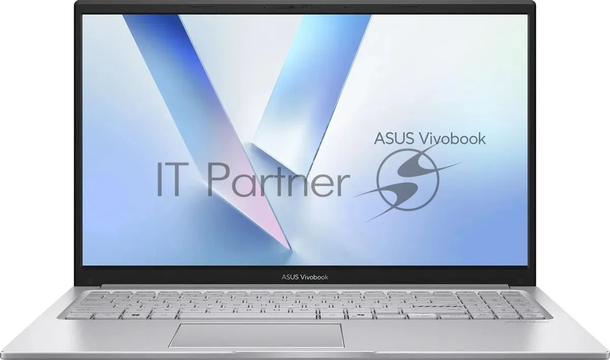 Ноутбук ASUS Vivobook 15 X1504MA-BQ056, 15.6", Intel Core 3 304, 8 ГБ, 512 ГБ SSD, серебристый