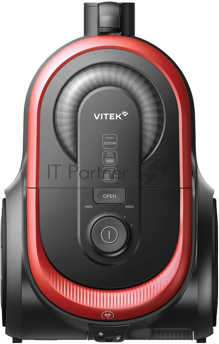 Пылесос Vitek VT-CV1880, обычный, чёрный — фото 2