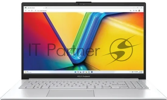 Ноутбук ASUS VivoBook E1504FA-BQ5103, 15.6", AMD Ryzen 3, 16 ГБ, 512 ГБ SSD, серебристый