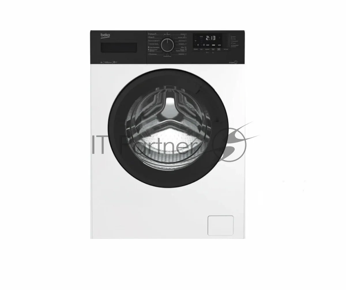 Стиральная машина Beko WHS 4412 BBW, фронтальная загрузка, белый