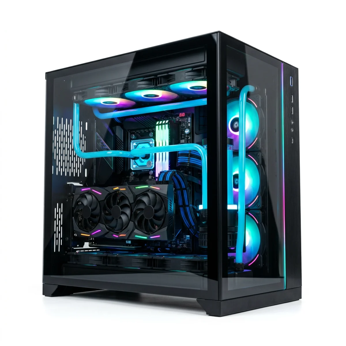Компьютер AMD Ryzen 5 5600x, 16 ГБ, 1 ТБ, Radeon RX 9600 XT