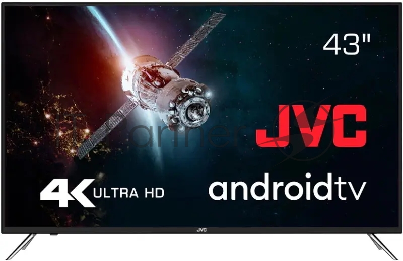 JVC Телевизор JVC 43" LT-43M790 черный LED UHD 60Hz Smart TV