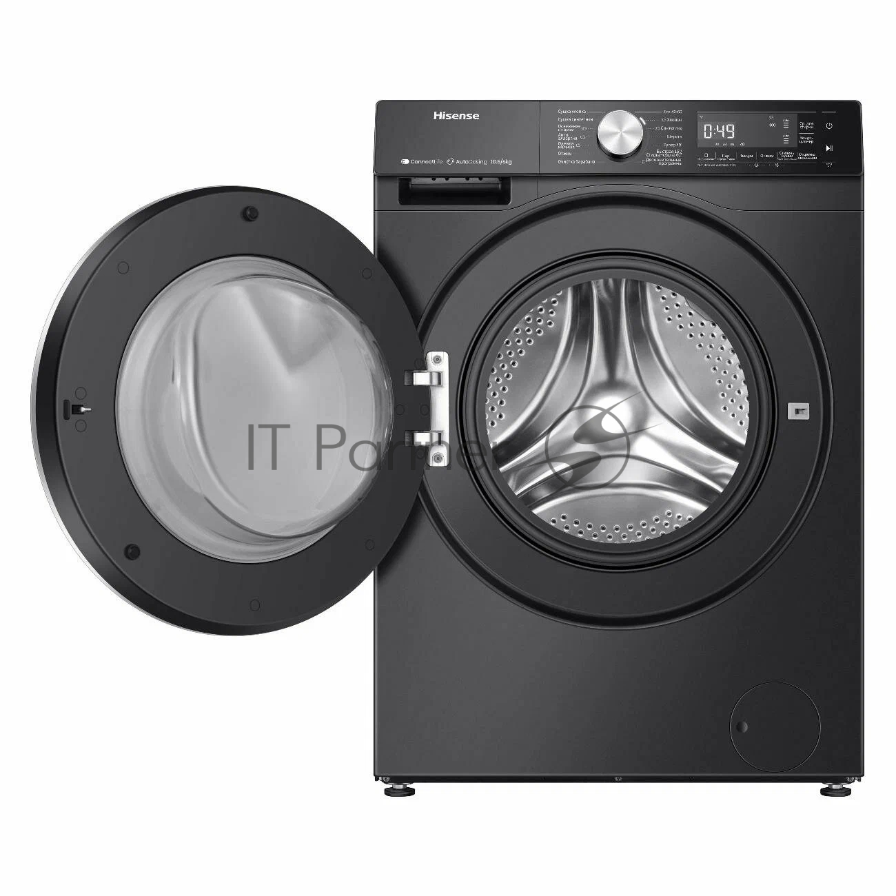 HISENSE Hisense Стирально-сушильная машина Hisense WD5S1045BB черный, загрузка фронтальная 10