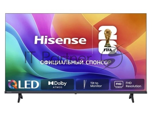 Hisense Телевизор Hisense 32" 32A5S черный QLED/DLED FHD 60Hz Smart TV